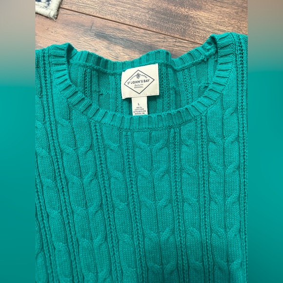 Green Knit Sweater - Picture 3 of 3